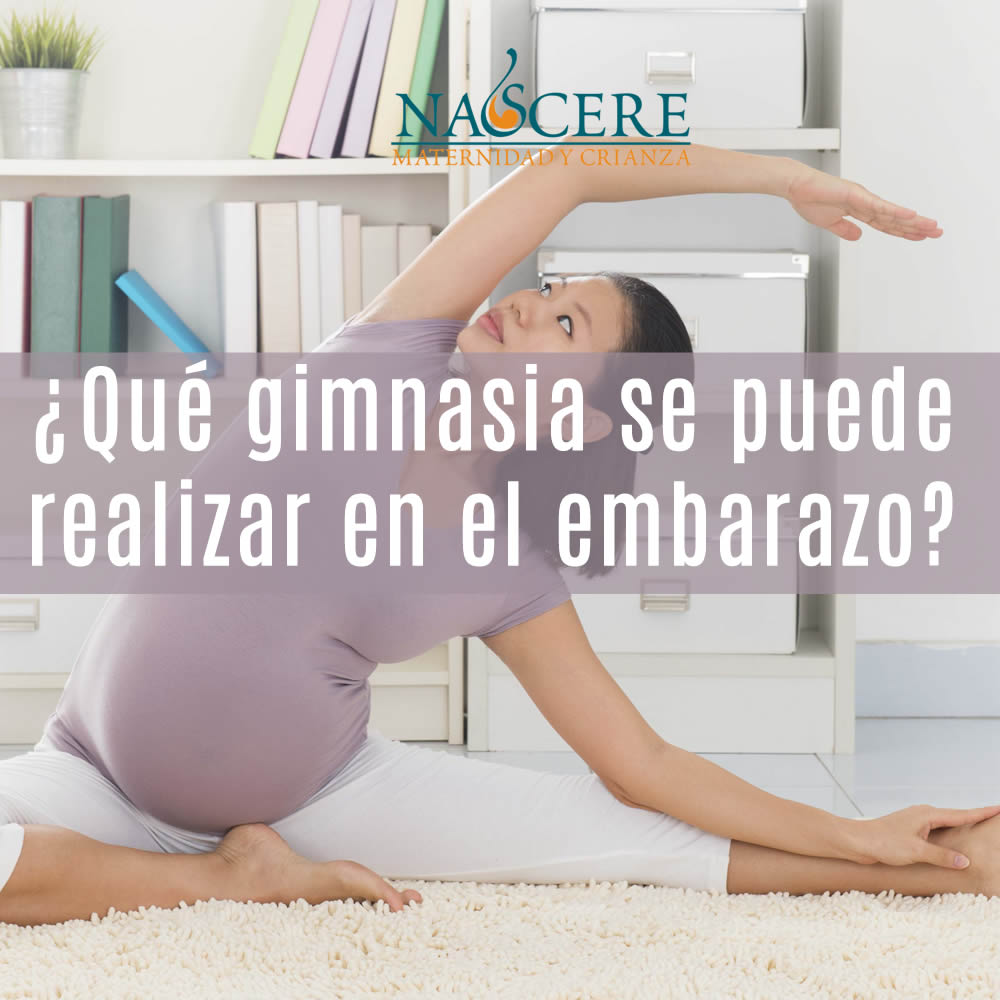 ¿Qué gimnasia se puede realizar en el embarazo?