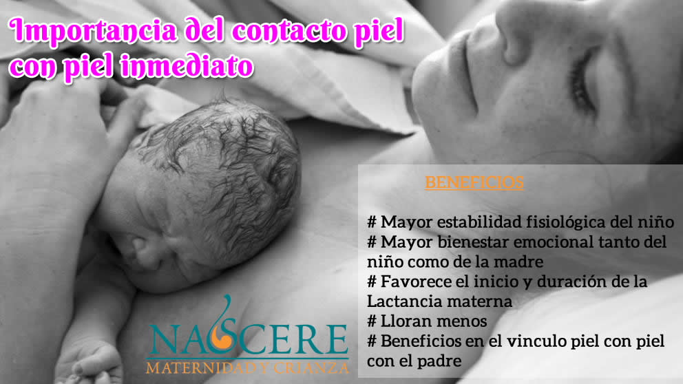 Importancia del contacto piel con piel inmediato