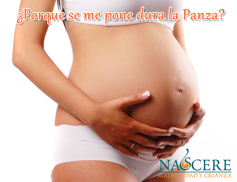 ¿Por qué la panza se pone dura en el embarazo?
